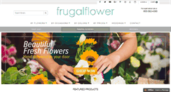 Desktop Screenshot of frugalflower.com