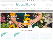 Tablet Screenshot of frugalflower.com